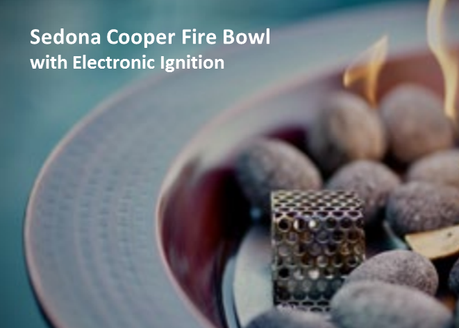 Sedona Copper Fire & Water Bowl - Free Cover ✓ [The Outdoor Plus]